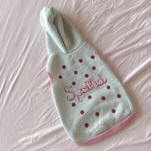 Great choice Grace spoiled pink dot dog hoodie size M